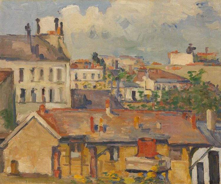 Jeden z obrazow olejnych Paul Cezanne 1876 77 obrazy olejne cezanne w wiedniu