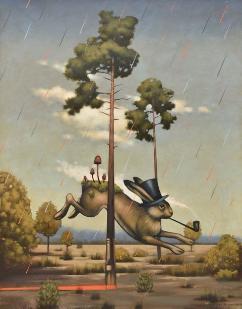 40th New Art Auction: follow the gentleman hare